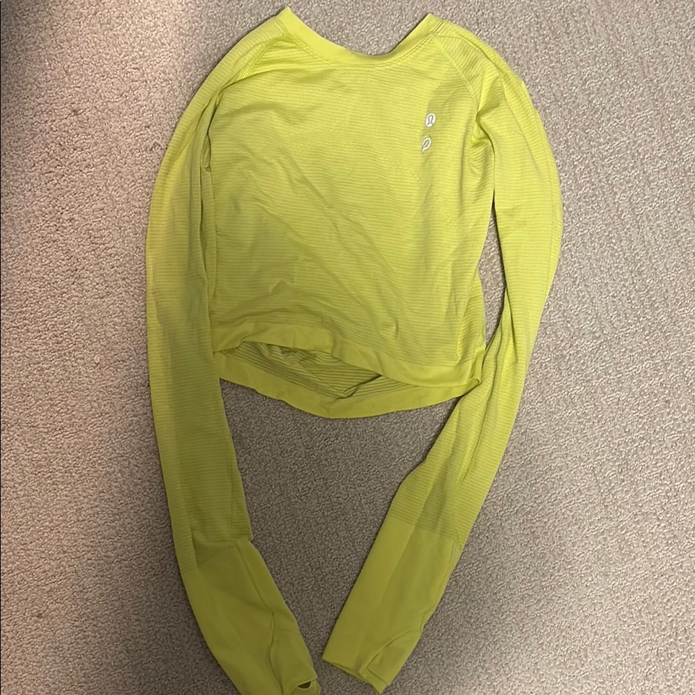 Yellow Long Sleeve Women's Top